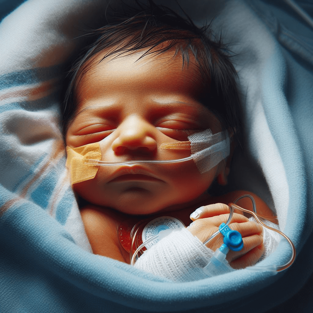 1 Day old baby in NICU with severe jaundice